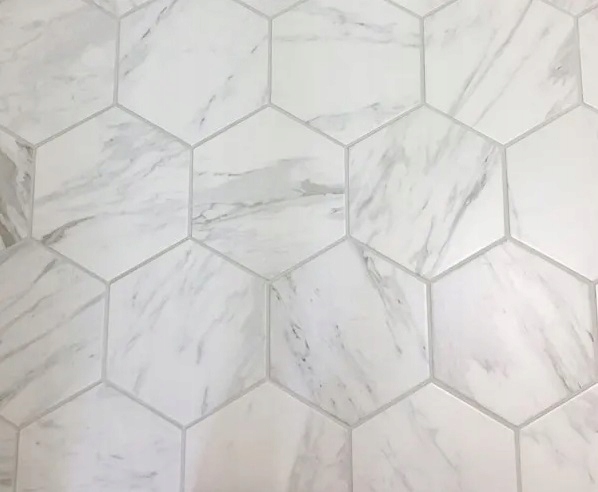Gres marmuropodobny HEKSAGON CALACATTA 60x60 POLER