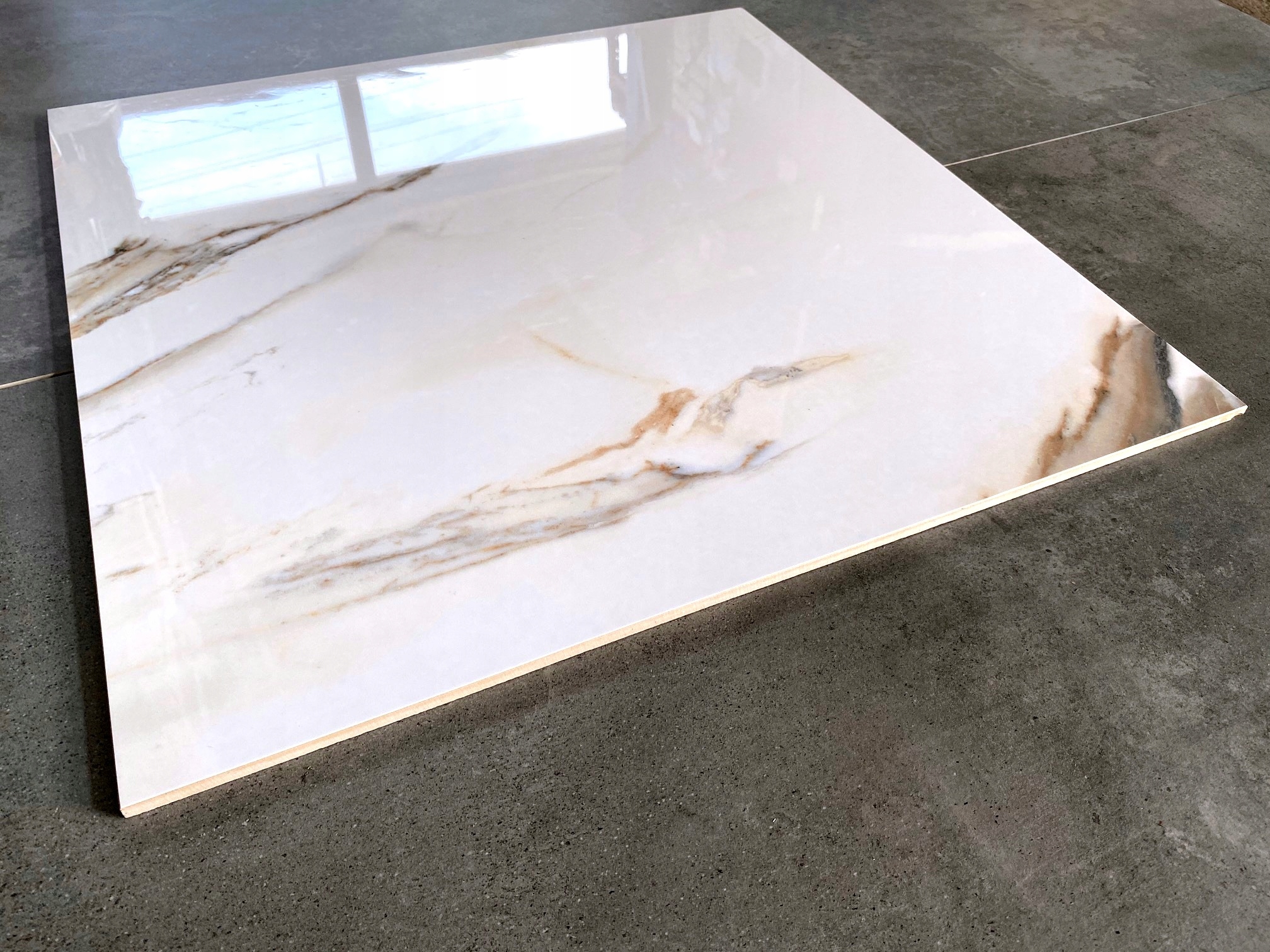 Gres Calacatta Gold 120x120 DUŻY ROZMIAR POŁYSK