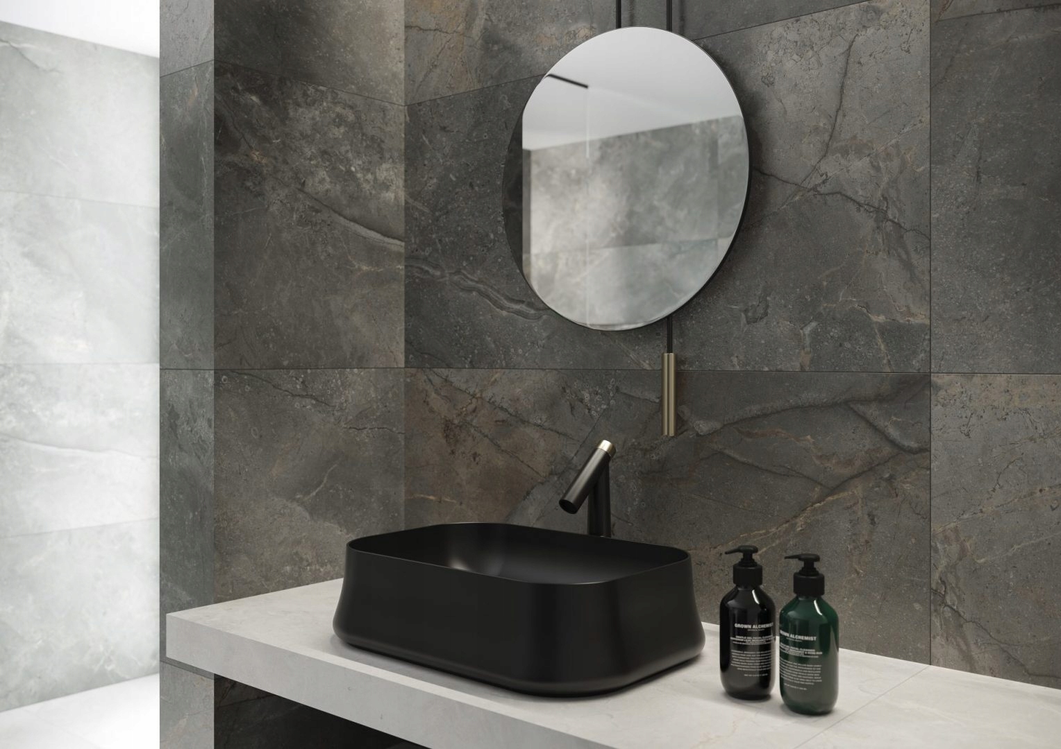 POGRUBIONY marmurowy gres mrozoodporny 60x60 TANIO