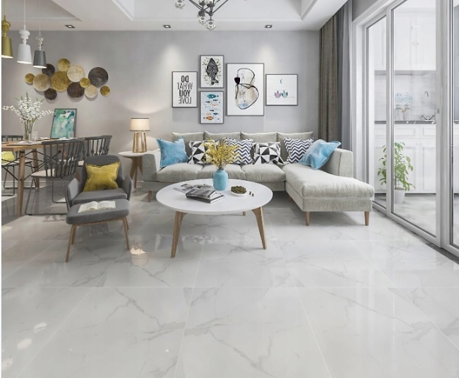 Gres polerowany biały 60x60 CALACATTA CARRARA g.I