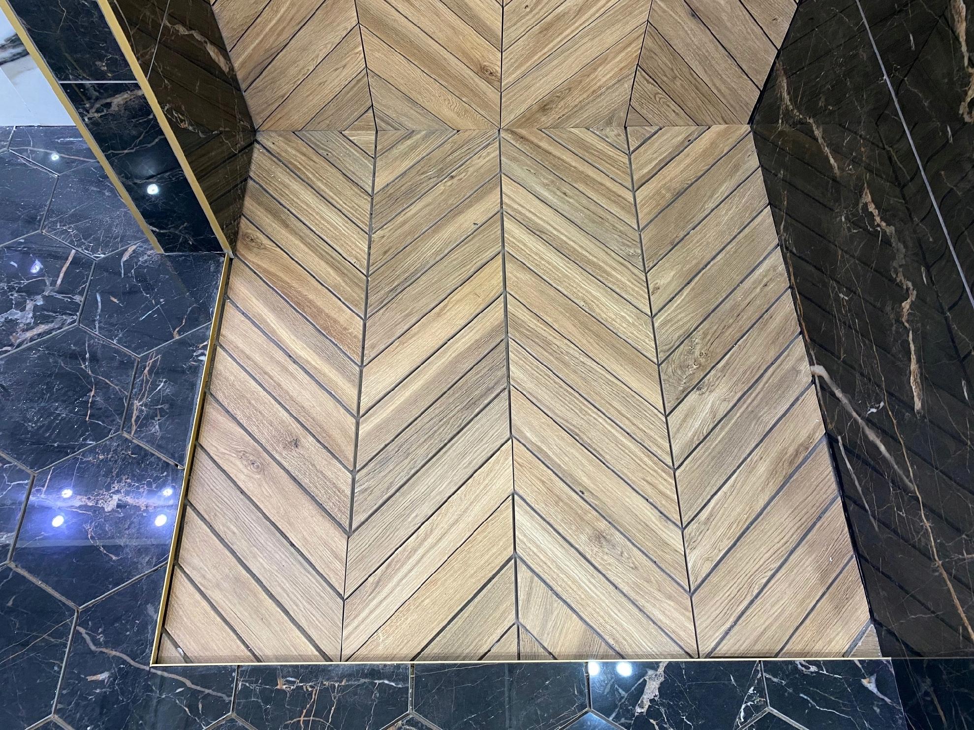 Płytki JODEŁKA FRANCUSKA drewno CHEVRON 64x9