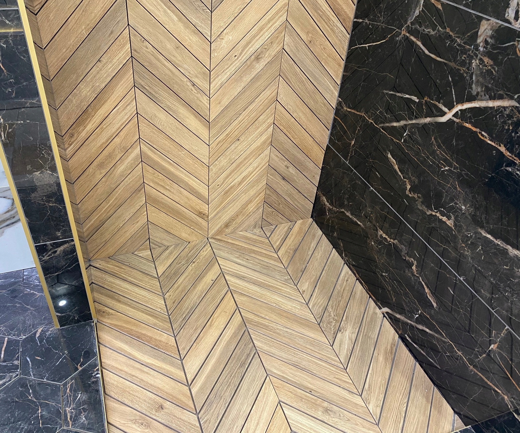 Płytki JODEŁKA FRANCUSKA drewno CHEVRON 64x9