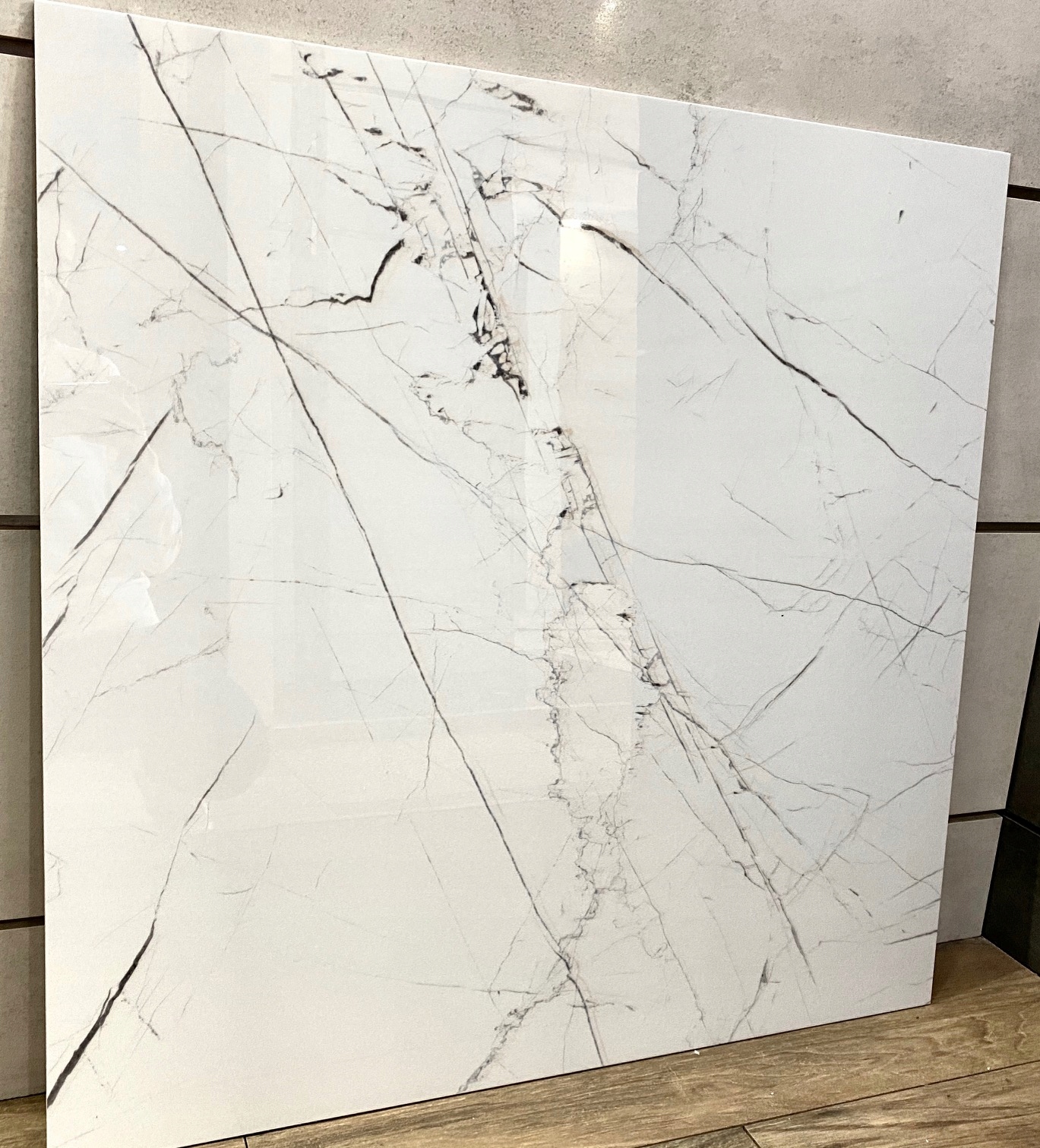 Gres polerowany MARMUR BIAŁY Marmo Thassos 80x80