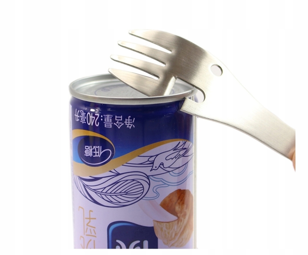 5 w 1 niezbędnik widelec łyżka wycieczka biwak edc