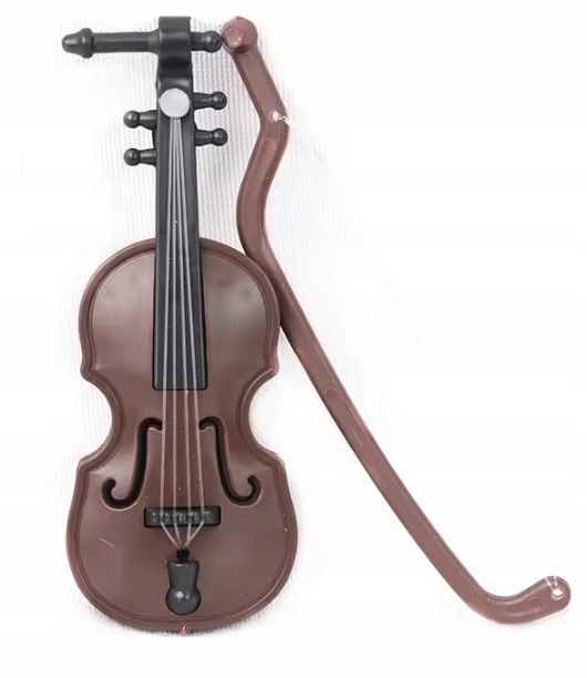 Mini Skrzypce dla Lalki miniaturowy instrument strunowy DOLLHAUSE Kukiełki