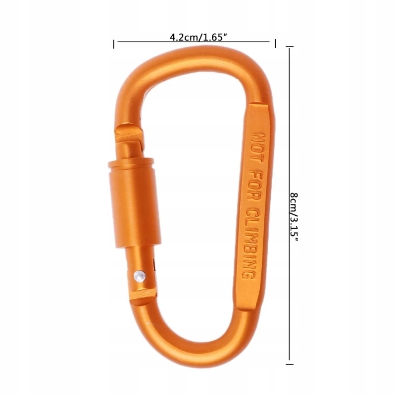 Karabińczyk karabinek montaż szekla osprzęt D-ring