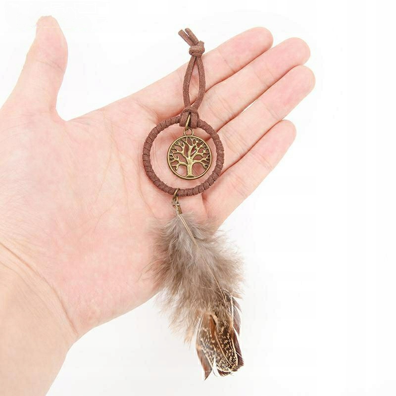 Breloczek Mini Magiczny Łapacz Snów Dream Catcher Sleep Starodawny Talizman