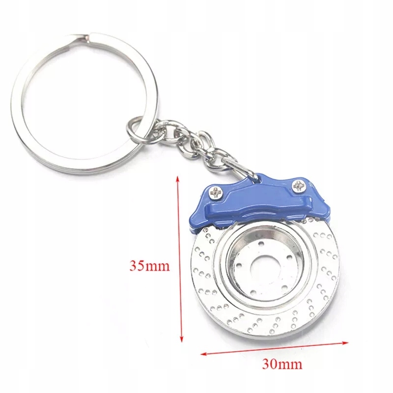 Breloczek Tarcza Hamulcowa Pomarańczowa Zacisk Hebel Auto Gadżet TUNING JDM