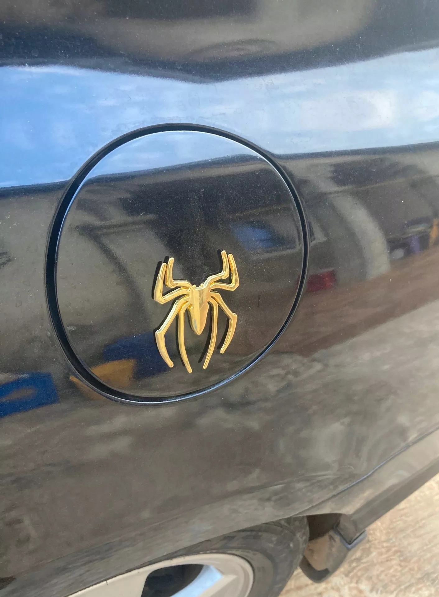 Emblemat 3D Spider Man Pająk Tuning Chrom Tuning