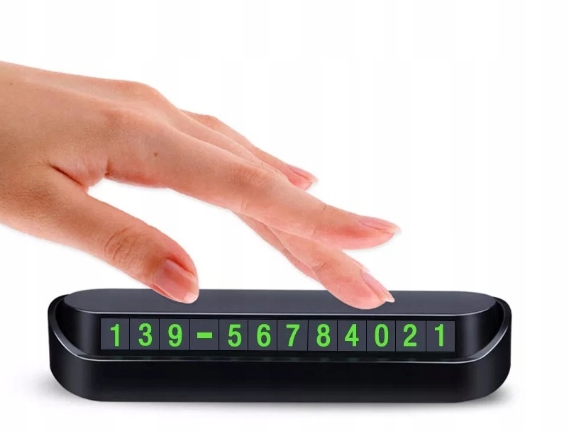 Tabliczka Parkingowa Informacyjna na Numer Telefonu Komórki Kierowcy Auta