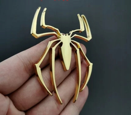 Emblemat 3D Spider Man Pająk Tuning Chrom Tuning
