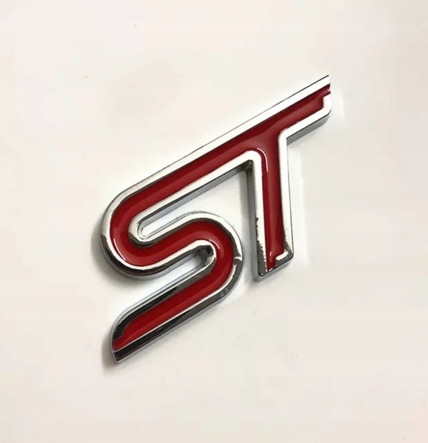 Naklejka Emblemat Model ST Ford Focus Fiesta Auto Sport Technologies Line