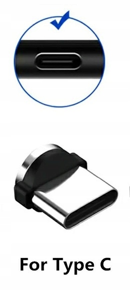 Wtyk końcówka przewodu magnetycznego usb typ C HIT