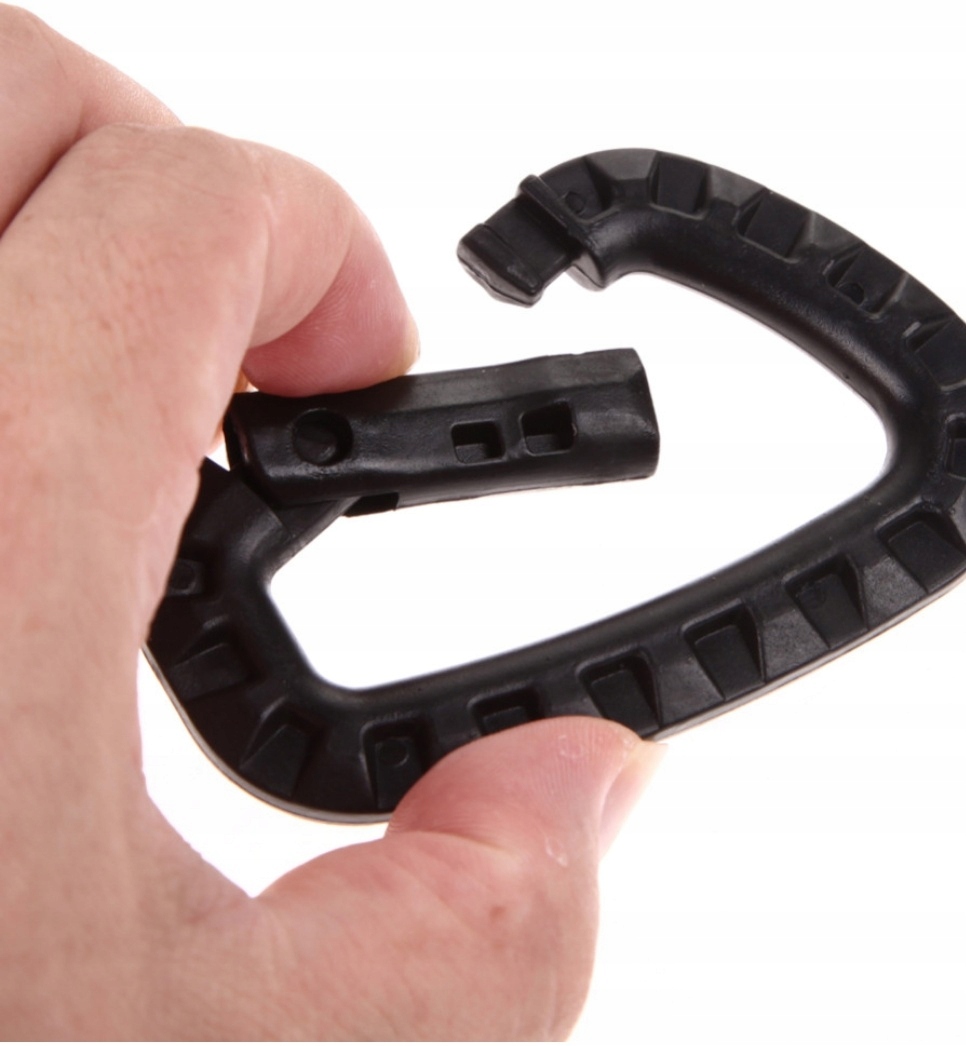 Karabińczyk ABS duży mocny D-Ring EDC survival HIT
