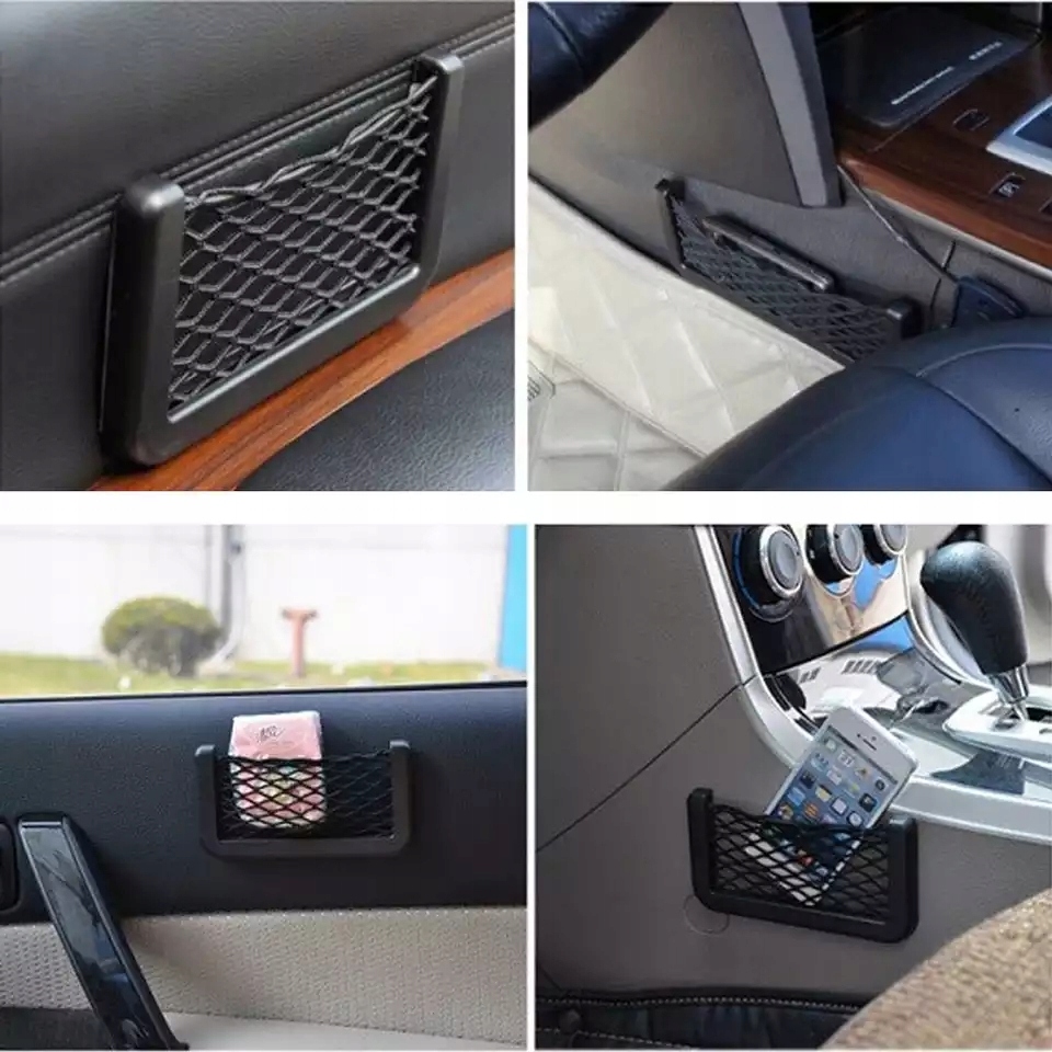 Siatka Organizer Kieszeń Auto Samochód NAKLEJKA 3M