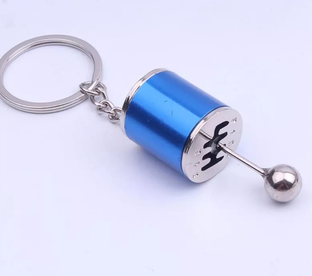 Brylok breloczek skrzynia biegów metalowy wyścigi