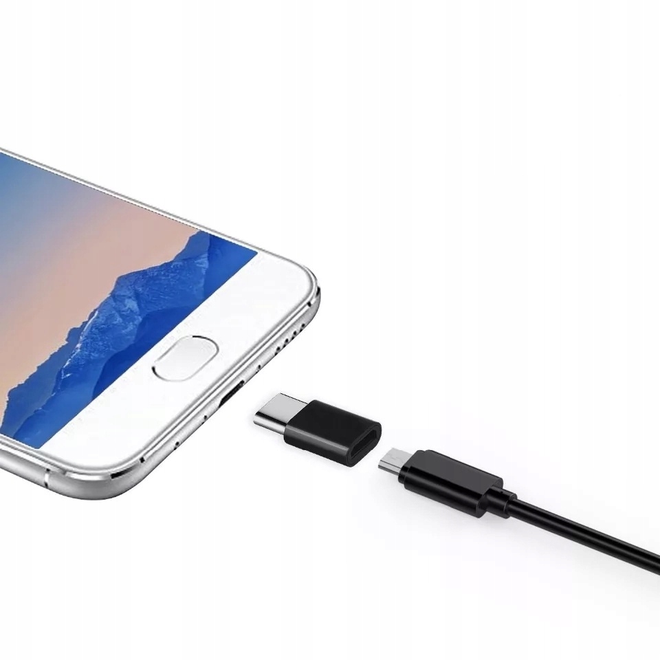 ADAPTER PRZEJŚCIÓWKA SAMSUNG XIAOMI MICRO TYP C Do Smartfona Złączka Gadżet