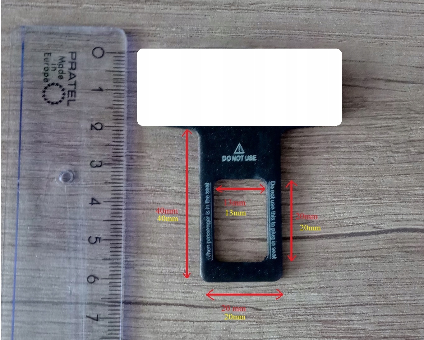 Mazda wtyk wyłącznik zaślepka pasów tuning buzzer