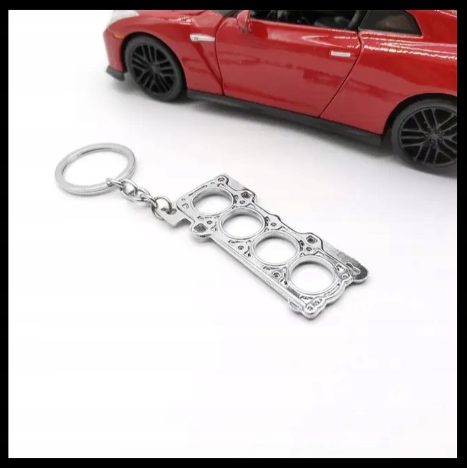 1 2433 Breloczek Srebrna Uszczelka Głowica Silnika 4 Cylindry Tuning