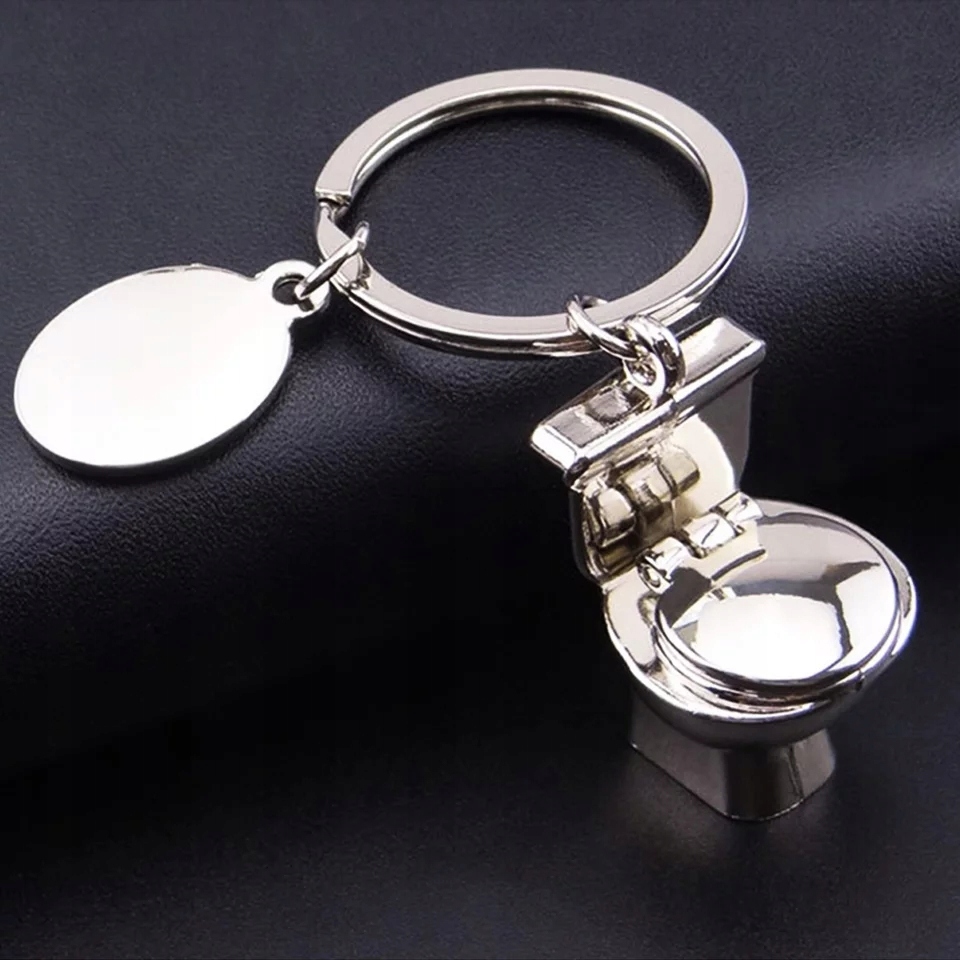 Breloczek sraczyk kibelek WC TRON życie to... Shit