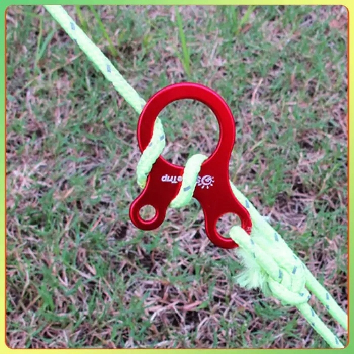 Hak Klamra do Liny Naciąg Namiotu na Biwak Na Pranie Do Lampy Kampera EDC