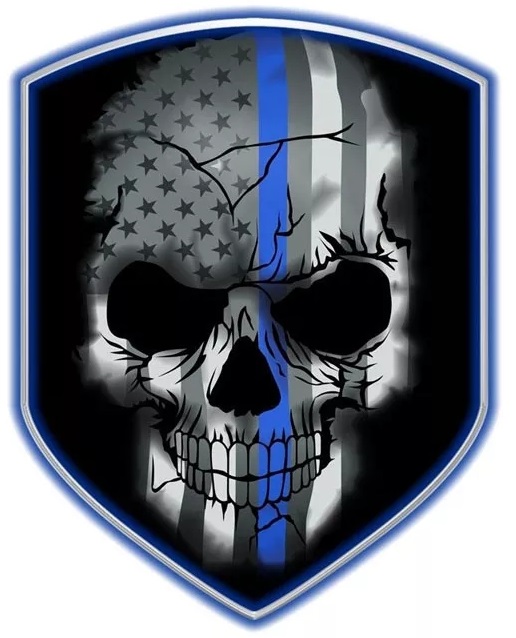 Wlepa Shield Skull Niezależność Wolność Strażnik