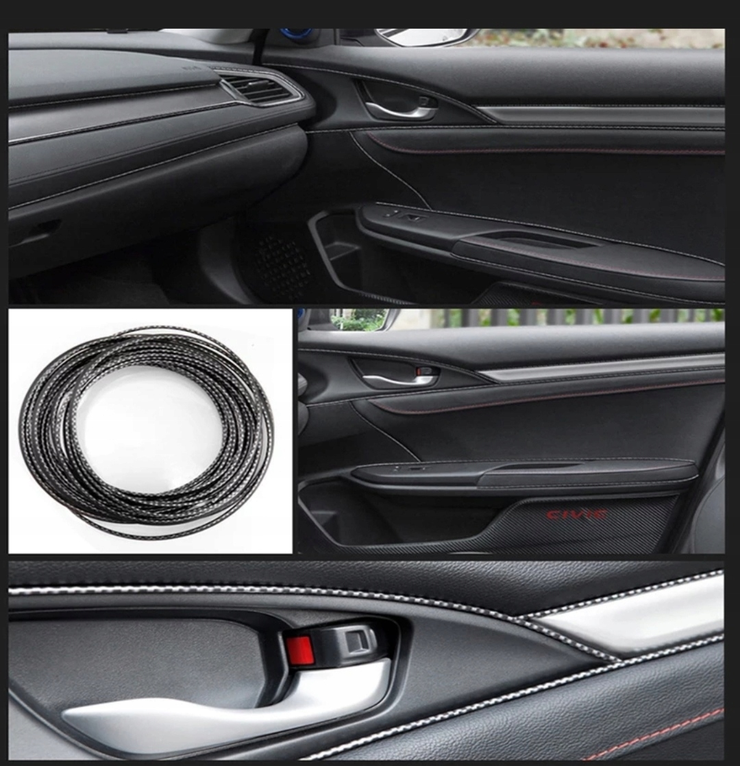 LISTWA TAŚMA OZDOBNA do auta Carbon styl Optyk a