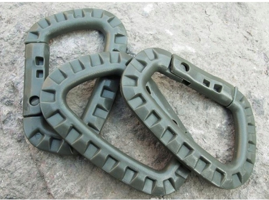 Karabińczyk ABS duży mocny D-Ring EDC survival HIT
