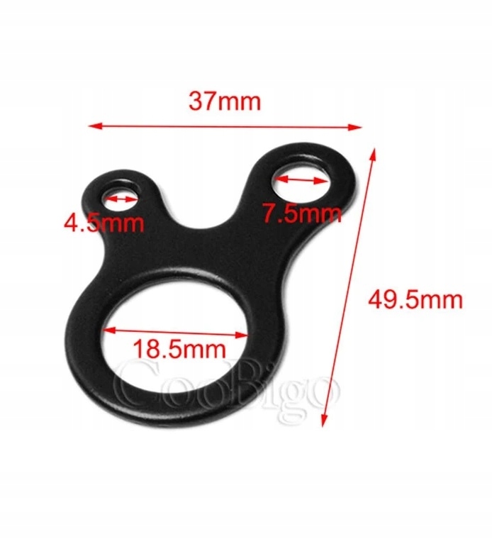 Hak Klamra do Liny Naciąg Namiotu na Biwak Na Pranie Do Lampy Kampera EDC