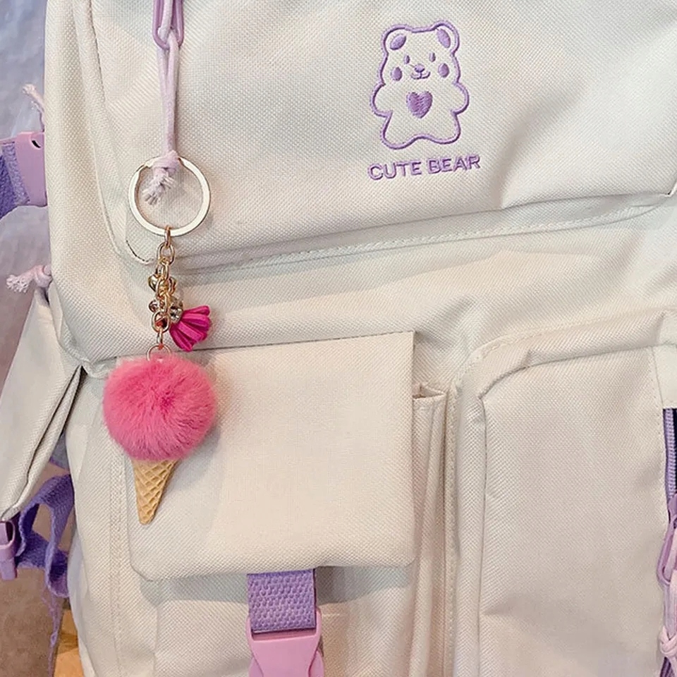 Breloczek Lód Rożek Ice Cream Deserek Wafelek Puch Puszek Nagroda Algida