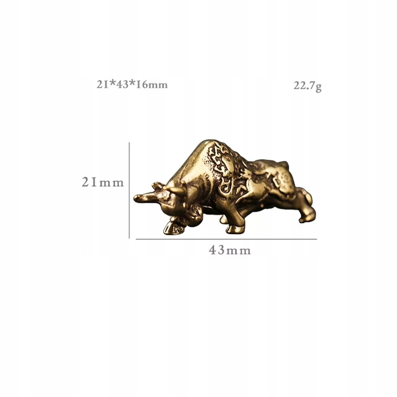 1 2022 Wisiorek Figurka bryloczek Zodiak Byczek Byk Horoskop Bull Hit