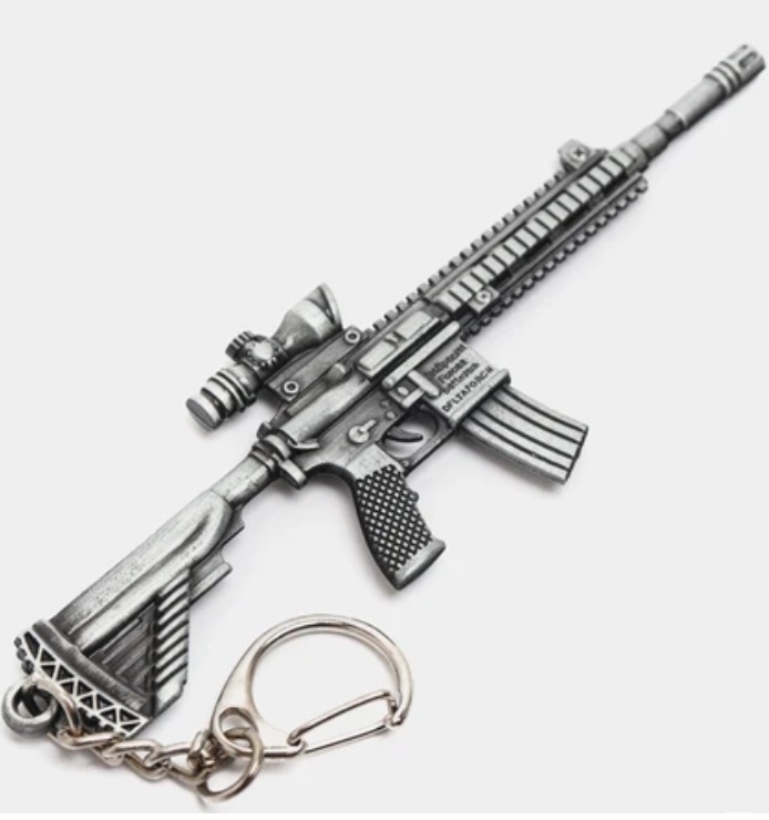 Breloczek PLAYERUNKNOWN'S BATTLEGROUNDS CS Karabin M416 Luneta Delta Force