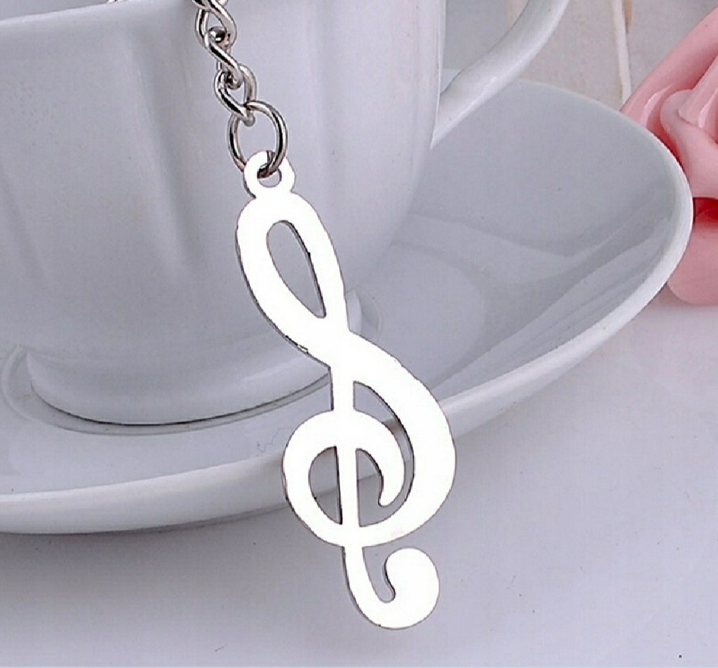 Brelok Muzyczny Symbol Beethoven Klucz wiolinowy