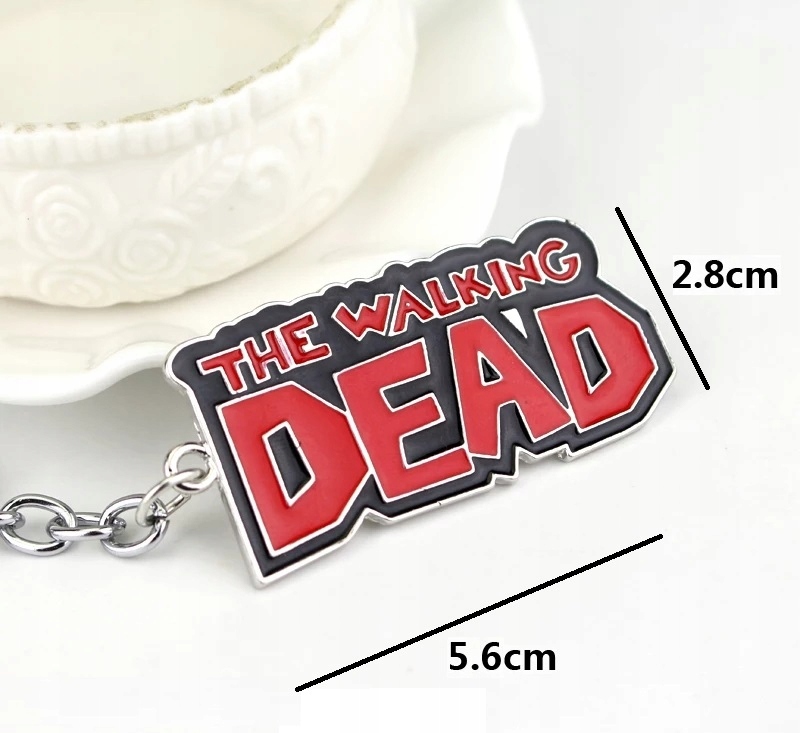 Brelok NAPIS THE WALKING DEAD Zombie GRA Serial