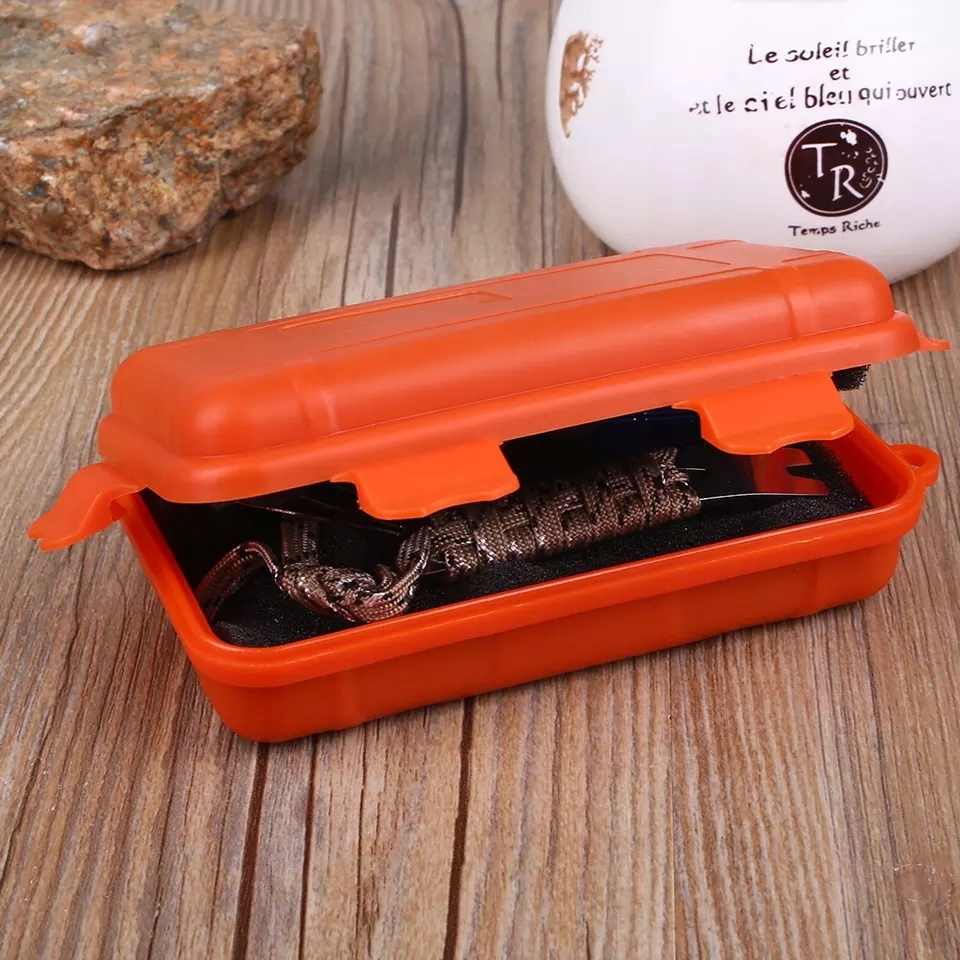 Hermetyczny Pojemnik Zasobnik Wodoodporne Pudełko Turystyczne Awaryjne EDC