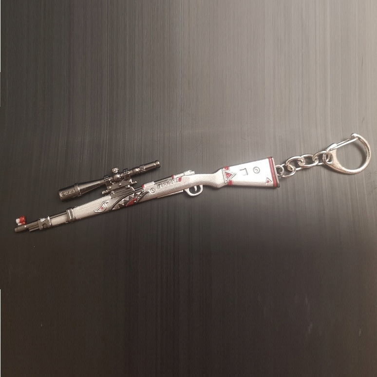 Breloczek PUBG Counter Strike Karabin Mauser Kar98K Wehrmacht 7.92 x 57 mm