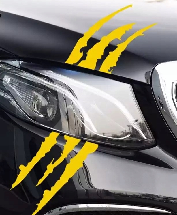 Naklejka samochód pazur scratch auto tunining uni