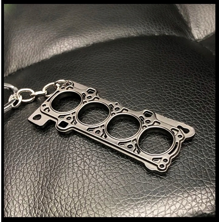 1 2433 Breloczek Srebrna Uszczelka Głowica Silnika 4 Cylindry Tuning