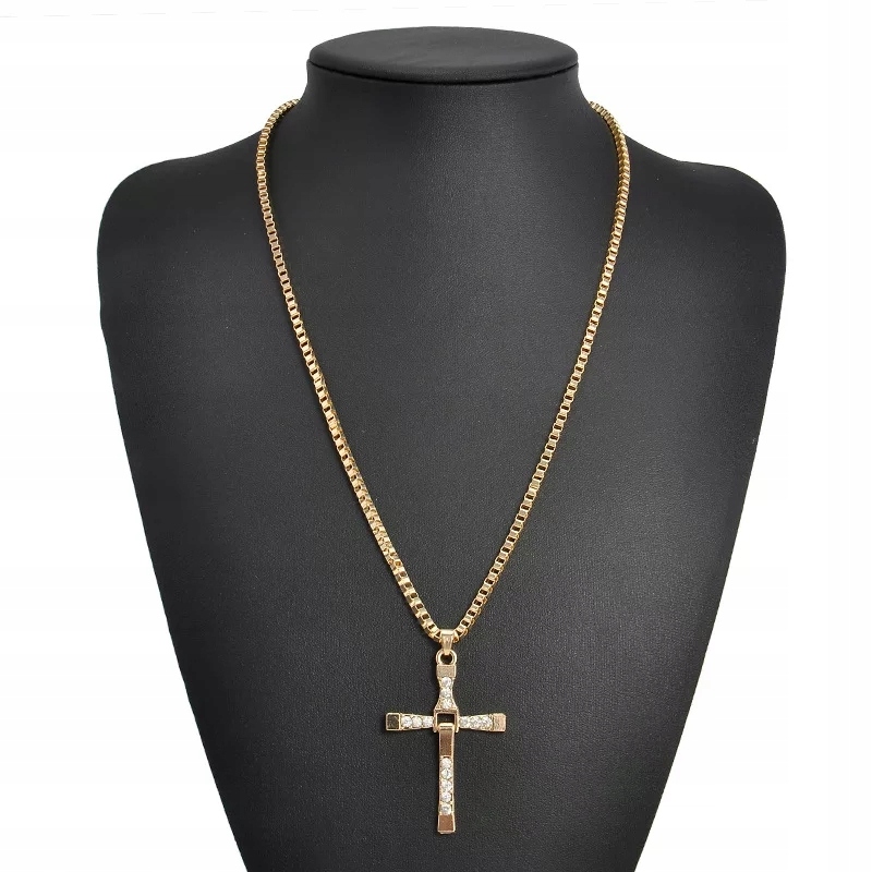 16 0027 Naszyjnik Krzyż Dominic Toretto Fast & Furious