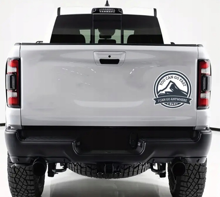 Naklejka Ty możesz jechać szybko, ja mogę wjechać wszędzie 4 x 4 Off Road!