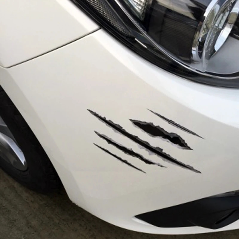Naklejka Rysy Zaięcia rany na Auto Siekiera Zadrapanie Pazury Sznyty Blizny