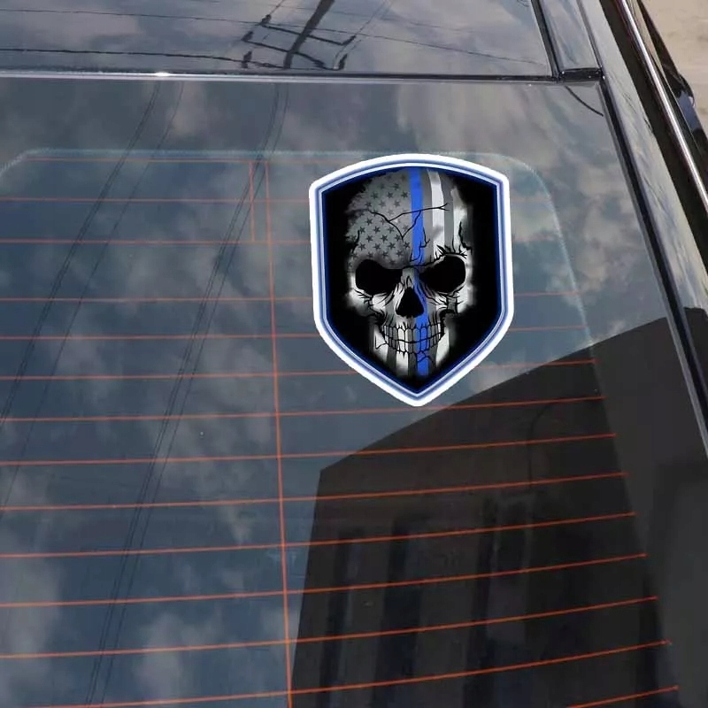 Wlepa Shield Skull Niezależność Wolność Strażnik