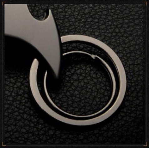 Karabińczyk do kluczy Breloczek Mini Nożyk EDC Otwieracz do butelek 2 kółka