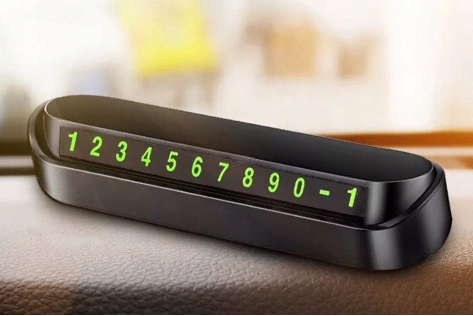 Tabliczka Parkingowa Informacyjna na Numer Telefonu Komórki Kierowcy Auta