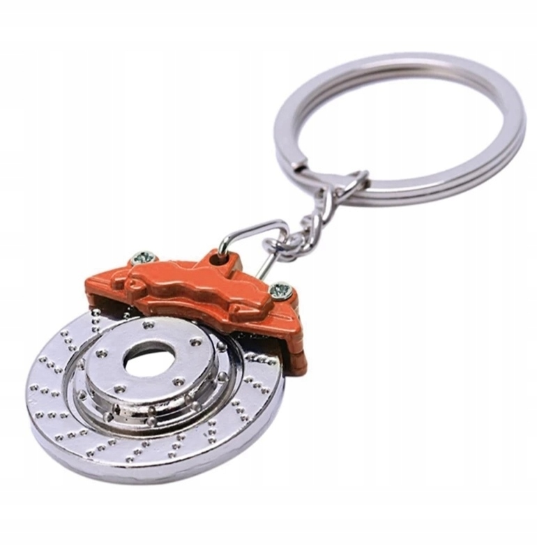 Breloczek Tarcza Hamulcowa Pomarańczowa Zacisk Hebel Auto Gadżet TUNING JDM