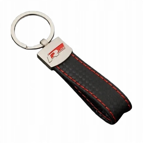 Brelok Smycz do kluczy Vw R - linę R line Tuning Skóra Prezent Zawieszka