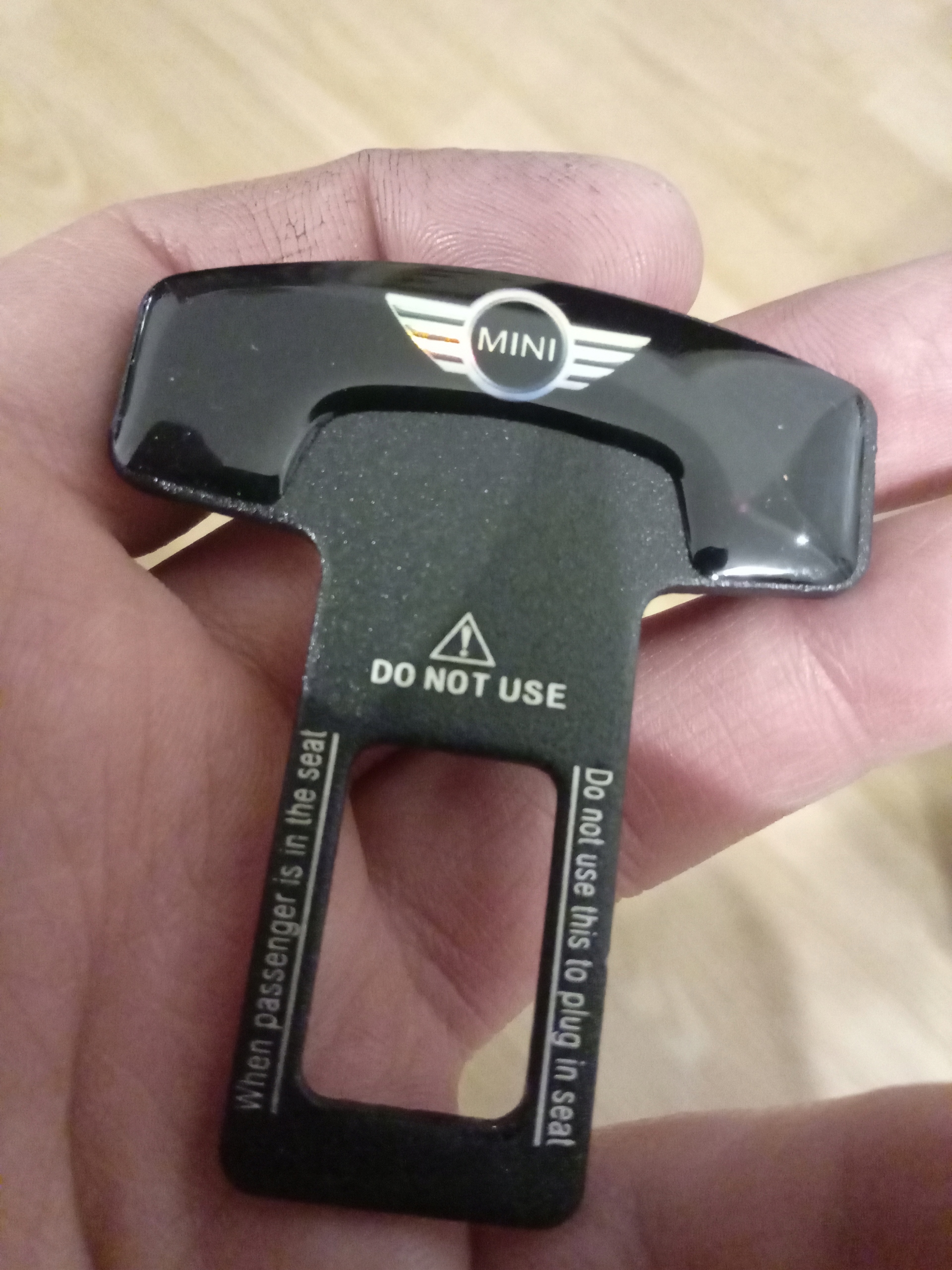 Mini Cooper wyłącznik zaślepka do pasow tuning !!!