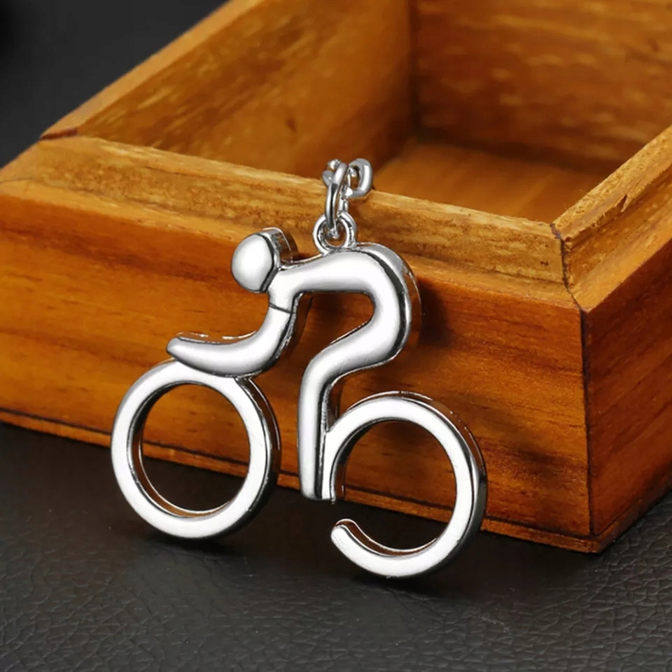 Breloczek do kluczy Rowerzysta Bicycle Rower Lance Armstrong Gadżet Maraton