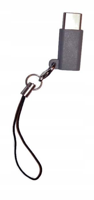 Przejściówka adapter micro typ c grey LG Xiaomi