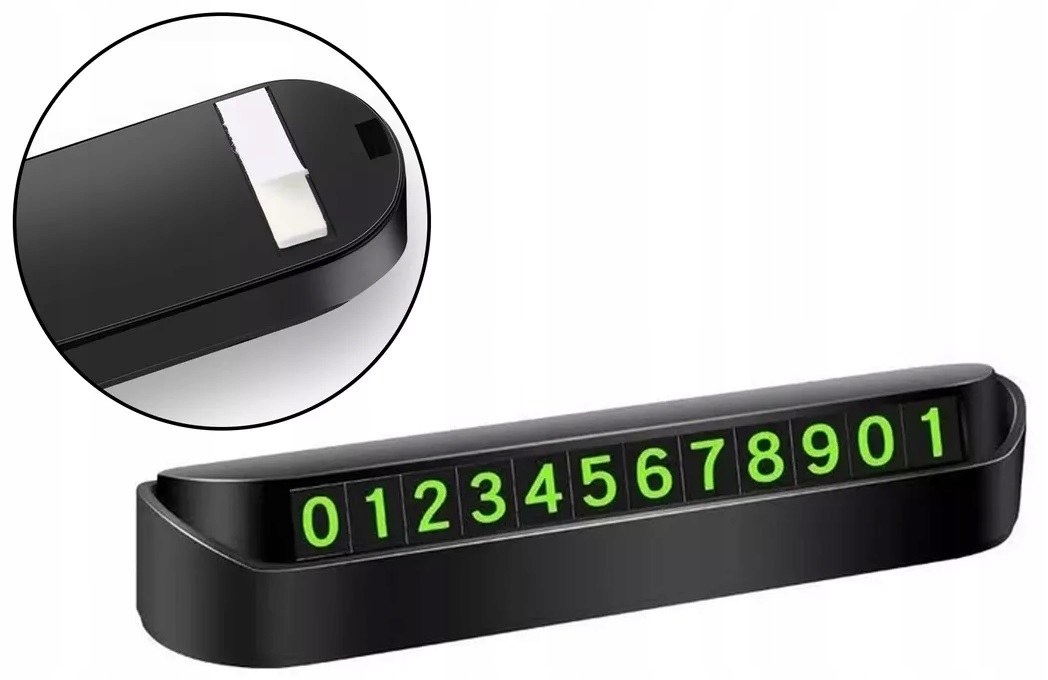 Tabliczka Parkingowa Informacyjna na Numer Telefonu Komórki Kierowcy Auta